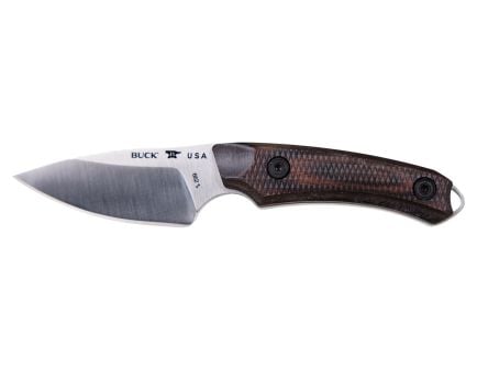 Buck Alpha Scout Pro Fixed Blade Drop Point Knife, Walnut - 0662WAS-B