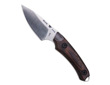 Buck Alpha Scout Pro Fixed Blade Drop Point Knife, Walnut - 0662WAS-B