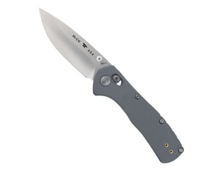Buck Range Pro Foldidng Drop Point Knife, Gray - 0791GYS1-B