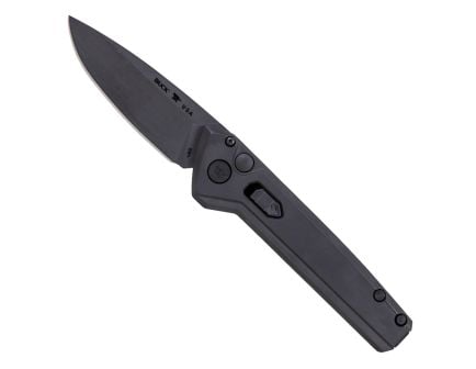Buck Deploy Auto Folding Drop Point Knife, Blackout - 0838BKS-B