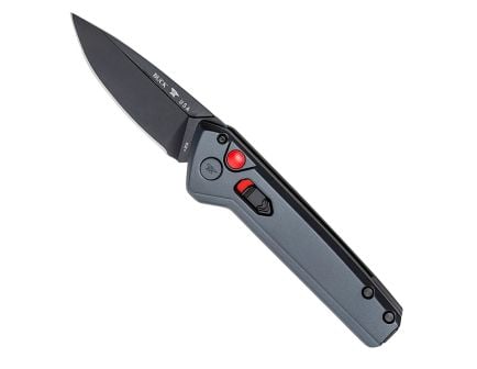 Buck Deploy Auto Folding Drop Point Knife, Sniper Gray - 0838GYS1-B