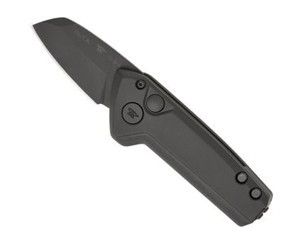 Buck Mini Deploy Auto Folding Wharncliffe Knife, Blackout - 0839BKS1-B