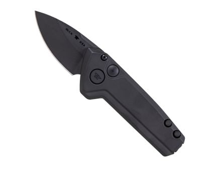 Buck Mini Deploy Auto Folding Drop Point Knife, Blackout - 0839BKS-B