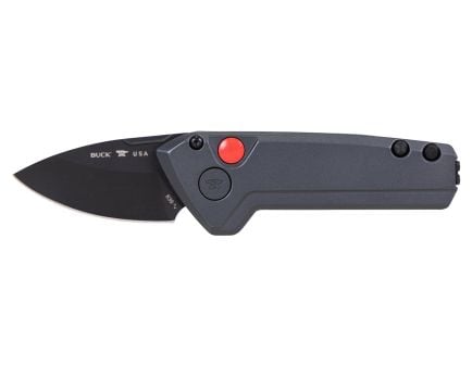 Buck Mini Deploy Auto Folding Drop Point Knife, Sniper Grey - 0839GYS1-B