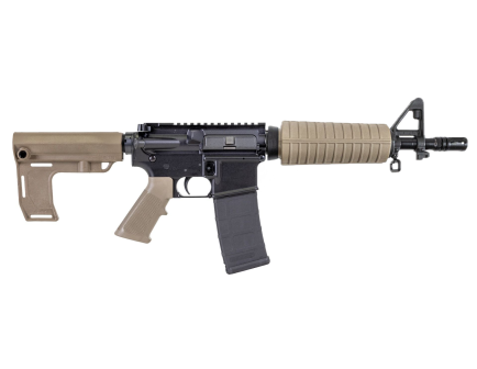 PSA AR-15 Pistol 10.5" CARBN 5.56 Nitride Classic MFT Battlelink Pistol, FDE