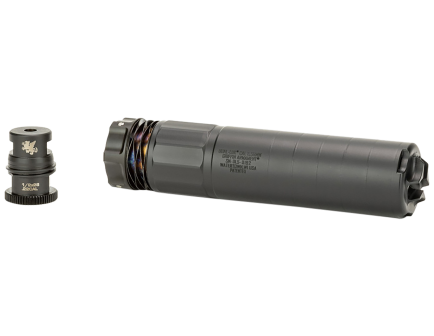 Griffin Armament Dual-Lok 5 5.56mm Rifle Suppressor, Black