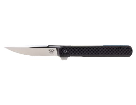 Skallywag Tactical Swifttale Folding Drop Point Knife, Black