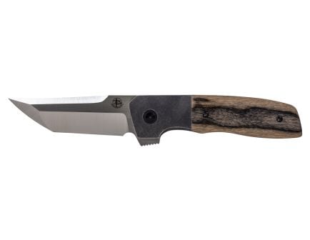 Begg Knives Seishin Folding Tanto Knife, Birchwood - BG054