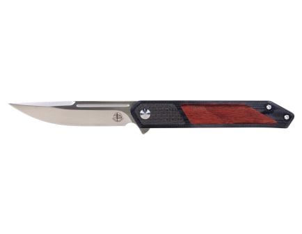 Begg Knives Kwaiken Folding Drop Point Knife, Rose Wood - BG017