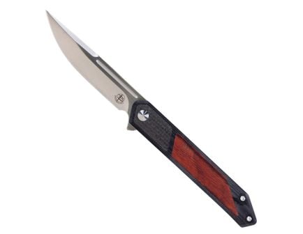 Begg Knives Kwaiken Folding Drop Point Knife, Rose Wood - BG017