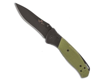 Bear & Son 4 1/4" Bear Swipe IV, Black and Green - A-400-B4-B