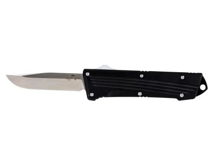 Bear & Son Double Clutch IV OTF Knife, Black - OTF-400-ALBK-S