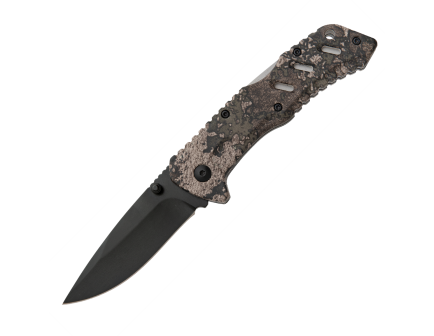 Bear & Son Edge Folding Drop Point Knife, TrueTimber Strata - 71834