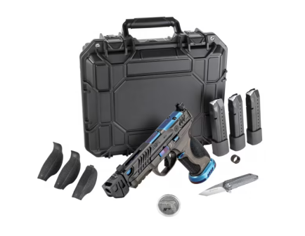 Smith & Wesson M&P9 M2.0 Metal HD Spec Series OR 9mm 4.875" 23rd Pistol, Gray/Blue PVD