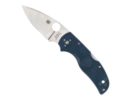Spyderco Native 5 Lightweight Folding Drop Point Knife, Cobalt Blue - C41PCBL5