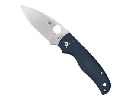 Spyderco Shaman Folding Knife Drop Point, Cobalt Blue