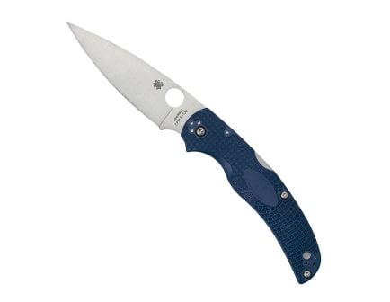 Spyderco Native Chief Lightweight Folding Knife Drop Point, Dark Blue