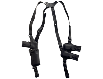 1791 Gunleather Nakatomi Special Springfield 1911 Shoulder Holster Right Leather, Stealth Black