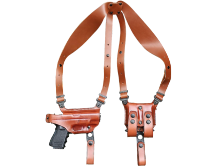 1791 Gunleather Nakatomi Special Glock G17 Shoulder Horizontal Holster Steerhide Leather, Brown