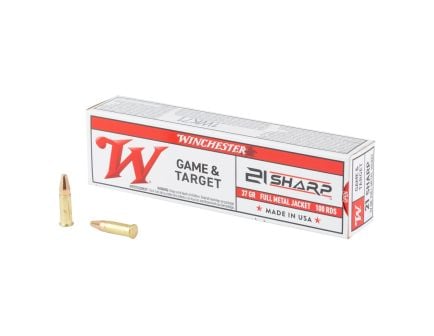 Winchester Ammunition USA .21 Sharp 37 gr FMJ 100rds
