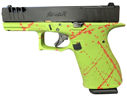 Great Lakes 9mm 4" 15rds, Zombie Splatter Green