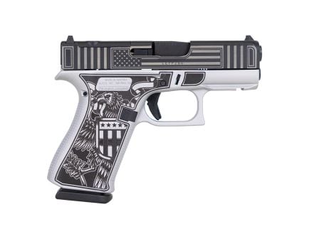 Glock G43X MOS Trump Take America Back Subcompact 9mm 3.41" 10rds, Satin
