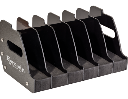 Hornady 6-Gun Pistol Storage Rack, Black