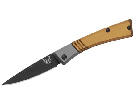 Benchmade Successor Drop Point Slip Joint Knife, Burnt Brass - 315BK-01