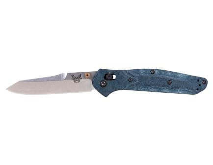 Benchmade Osborne Reverse Tanto Folding Knife, Denim Micarta - 940-04