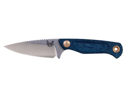 Benchmade Dacian Spear Point Fixed Blade Knife, Denim Micarta - 203-04