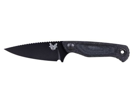Benchmade Dacian Spear Point Fixed Blade Knife, Black - 203BK-02