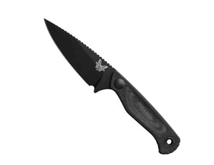 Benchmade Dacian Spear Point Fixed Blade Knife, Black - 203BK-02