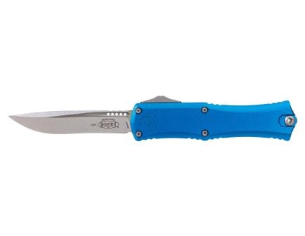 Microtech Mini Hera II OTF Recurve Knife, Blue - 1705M-10BL
