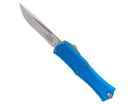 Microtech Mini Hera II OTF Recurve Knife, Blue - 1705M-10BL