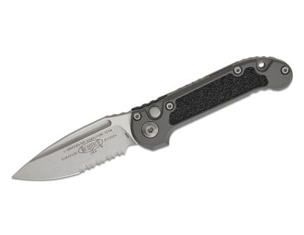 MICROTECH L.U.D.T. S/E Gen III Natural Clear Stonewash Partial Serrated - 1135-11NC