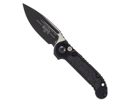 Microtech L.U.D.T. S/E Gen III Folding Drop Point Knife, Black - 1135-1T