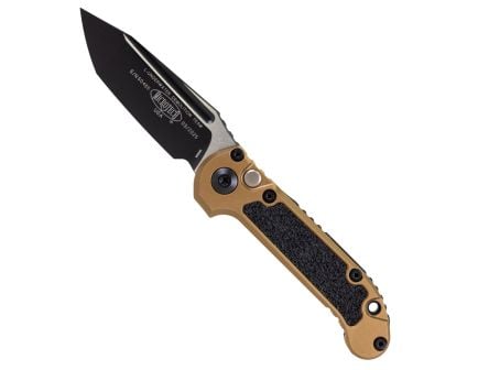 Microtech L.U.D.T. T/E Gen III Folding Tanto Knife, Tan - 1136-1TA