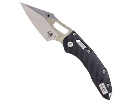 Microtech Stitch Ram-Lok S/E Folding Spear Point Knife, Black - 169RL-10FLGTBK