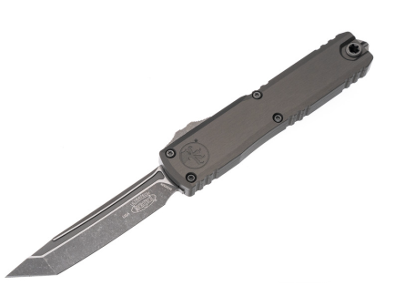 Microtech Ultratech Gen III ZBP T/E Apocalyptic OTF Tanto Knife, Natural Clear - 1123-10APNC