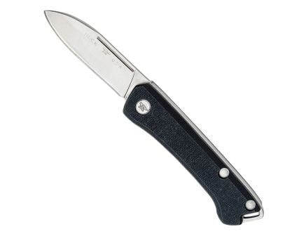 Buck Saunter Drop Point Slipjoint Knife, Black - 0250BKS-B