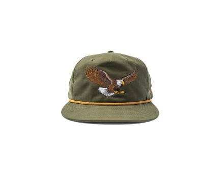 Nine Line Bald Eagle Snapback Hat, Olive