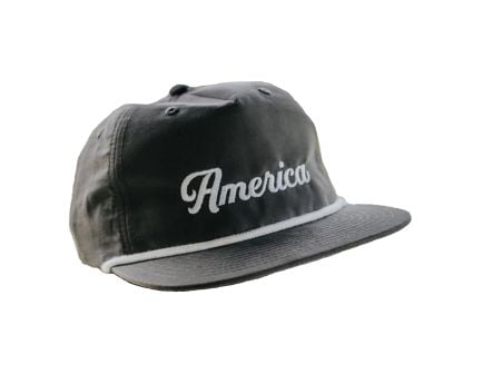 Nine Line American Snapback Hat, Grey