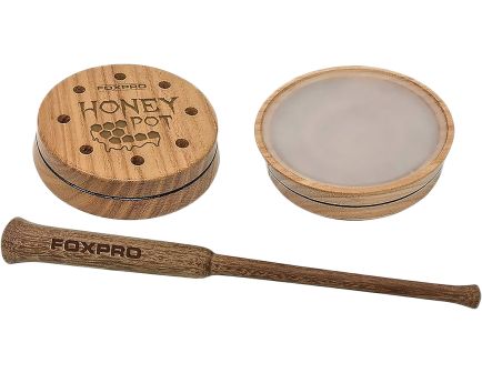 FoxPro Honey Pot Crystal Turkey Honey Pot Call, Natural