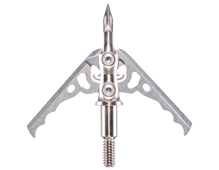Rage Hypodermic Crossbow NC 2"/125 gr 2-Blade Broadhead, Silver Pack of 3