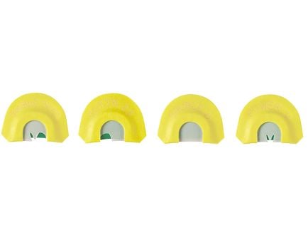 HS Strut Fearsome Turkey 4-Piece Mouth Call Set, Yellow