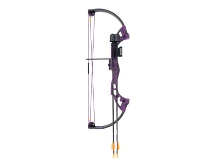 Bear Archery Brave 25LB RH Youth Compound Bow, Purple