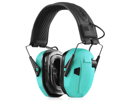 Savior Equipment Apollo Electronic Ear Protection, Teal - EM-APOLLO-TE