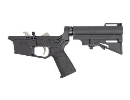 PSA PX9mm Forged Complete MOE EPT HAR-15 Brace Lower, Black - uses Glock style magazine