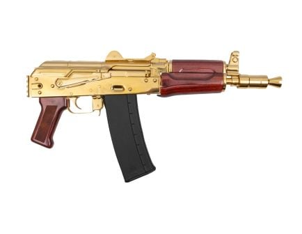 Soviet Arms 5.56 Krink 24K Gold Plated Pistol w/ Plum Gloss Furniture