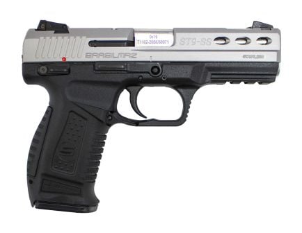 SAR ST9 4.4" 9mm Ported 17rd Pistol, Blk/SS - ST9SLST